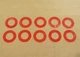10 BUCKET PIN SHIMS 80MM FOR TEREX TX750 TX760 TX860