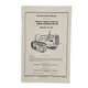 TracTracTor Model T-35 Diesel Instruction Book International Harvester Co.
