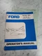 FORD OPERATOR'S SERVICE MANUAL SERIES 951 48 60 72&rdquo; ROTARY CUTTERS SE-4393A
