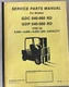 Yale Service Parts Manual GDC 040-060 RD, GDP 040-060 RD #1448  4000,5000,6000
