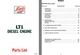 Lister LT1 Diesel Engine Parts List  1819PL