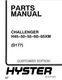 Hyster H45XM H50XM H55XM H60XM H65XM D177 Forklift Parts Catalog Manual PDF USB