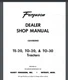 Ferguson TE-20, TO-20, TO-30 Tractors Dealer Shop Manual 195 pages comb bound