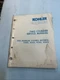 Kohler Engines Two Cylinder Service Manual K482,K532, K582,K662