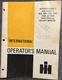 IH International Cub Cadet 800 1000 1200 1250 1450 1650 Tractor- Op Manual