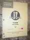 UP TO 1963 FORD SERIES 6000 TRACTOR I&T SHOP SERVICE MANUAL #FO-14