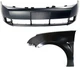 FOCUS 08-11 FRONT BUMPER COVER 2-pc Kit with Fender (LH)