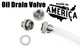 Stainless Steel Oil Drain Valve Honda EU7000 EM7000 EB7000 EW140 EW170 EW171