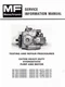 Massey Ferguson MF-550 750 760 850 860 Combine Eaton Pump Motor Service Manual