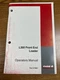 Case IH Operators Manual L300 Front End Loader Rac 9-78981