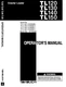 2000 Takeuchi TL120 / TL130 / TL140 / TL150 TL Series Operator&rsquo;s Manual Guide