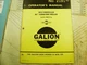 GALION  84 "  SELF PROPELLED VIBRATORY ROLLER OPERATORS MANUAL 2191 R3