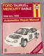 Haynes Automotive Repair Manual Ford Taurus & Mercury Sable 1996-1998 #36075
