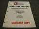 Farmhand F76-E M25 Wheel Rake Parts Catalog & Owner Operator Manual S/N 78538-Up