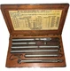 Lufkin Rule Co. 680B Inside Micrometer Set in Wood Case 1-1/2" to 12" USA Read.