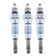 3X Glow Plugs For Komatsu Engine 2D68E-3A 3D63-1A 3D72-2B 3D74E-3A Excavator