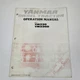 Yanmar Diesel Tractor Operation Manual For Model YM336/YM336D, Vintage 1980-1991