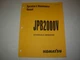 Komatsu JPB2000V Hydraulic Breaker Operation & Maintenance Manual