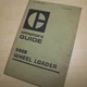 CAT Caterpillar 992B Wheel Loader Operator Operator Manual owner book guide 