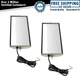 TRQ Mirror Set Manual, with Heat Fits Chevrolet Ford GMC