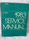1983 Chrysler Van Wagon Service Manual B150 B250 B350 OEM Repair