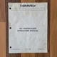 Gravely 48" Snowdozer Blade Owner's Manual #24678