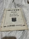 oliver corporation parts book no. 316 & 316A Tractor gang plow VINTAGE ORIGINAL