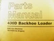 CAT Caterpillar 430D PARTS BOOK BNK1-UP