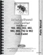 IH Cub Cadet Tractor Parts Manual Catalog 182 282 382 382H 482 582 682 782 982
