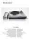 Technics SL-1000R Turntable Owners Instruction Manual Reprint