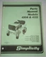 Simplicity 4108 4111 Lawn Garden Tractor Parts Catalog Book Manual Original!