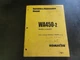 Komatsu WA450-2 Wheel Loader Operation and Maintenance Manual   SEAM042KD200