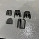 82-92 CAMARO FIREBIRD TRANS AM MANUAL SEAT TRACK BOLT TRIM COVERS BLACK PLASTIC