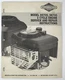 Briggs & Stratton 2 Cycle Engine Repair Manual Model 95700 96700