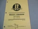 I&T MF-25 Massey Ferguson Tractor Repair Shop Service Manual MF25 & MF130