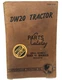 CAT Caterpillar DW20 TRACTOR Parts Catalog Book Manual 21C1 - 21C822