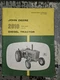John Deere 2010 Tractor Operator's Manual Row-Crop Utility Diesel OM-T14692T OEM