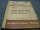 1951 1952 1953 1954 International LM120 LM121 LM122 Truck Parts Catalog MT-74