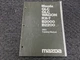 1983 Mazda GLC Wagon RX-7 B2000 B2200 Owner Operator Manual Instructor Book