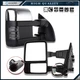 Tow Mirrors For 99-07 Ford F250-F550 Super Duty Chrome Power Heated Smoke Signal