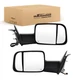 Left Right Side View Mirror for Dodge Ram 2500 2009-2018 55372070AJ Black