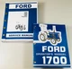 Set Ford 1700 Tractor Service Operator Manuals Technical Repair Maintenance Shop