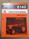 Allis Chalmers 6140 Diesel Tractor Operators Manual 1982 Part # 2099182