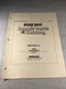 Bush Hog RZ60 Razorback Cutter, Mower Parts Manual