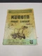 Kubota BF300 BF300A Loader Owners Operators Manual Attachment Original
