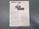 Gravely 400 800 Series Snowdozer 48 Inch Snowdozer Operator's Manual ~ 1975