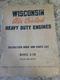 Wisconsin Air Cooled Heavy Duty Engines Instruction Book And Parts List S-7D