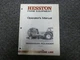 Hesston 5545 5585 Rounder Baler Owner Operator Maintenance Manual User Guide