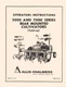Allis Chalmers 5000 7000 Series Rear Mount Fold Up Cultivator Operators Manual