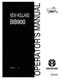 NEW HOLLAND BB900 BALER OPERATOR`S MANUAL